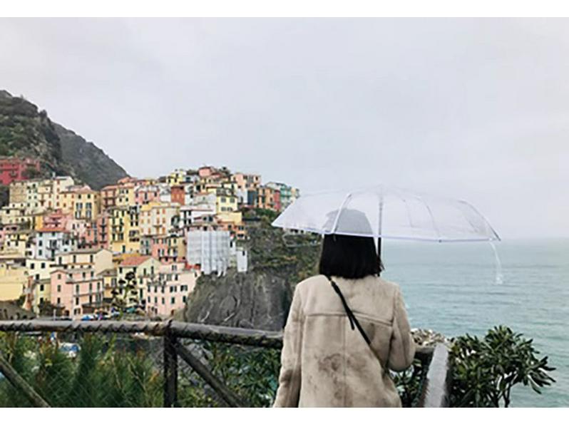 Automatic Double-Canopy Umbrella - Three-Fold, Thickened Design for Couples