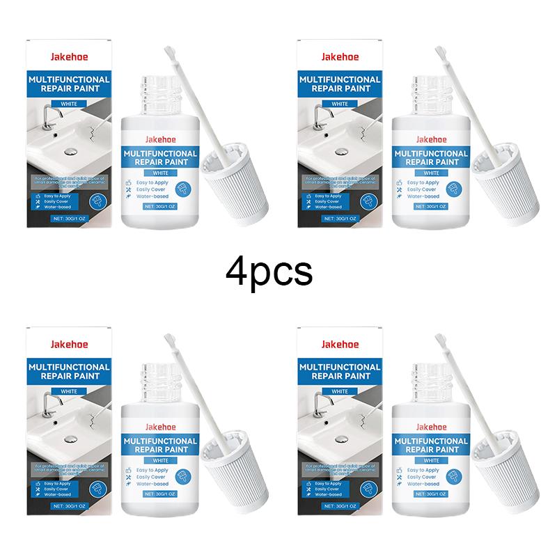 JAKEHOE Multifunktionale Reparaturfarbe Wasserdicht Badezimmerrenovierung Abdecken von Kratzern Mängeln Reparatur Wände Multifunktionale Farbe
