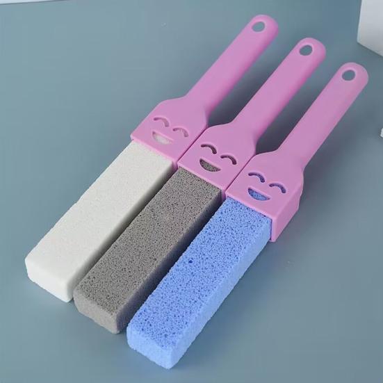 Pumice Stone Toilet Bowl Cleaner with Handle Efficiently Removes Hard Water Rings Calcium Buildup Pumice Stone Scrubber