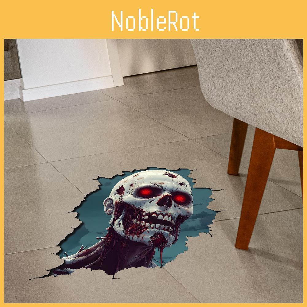 Horror Halloween Zombie Floor Stickers Bedroom Living Room Decoration Home