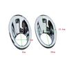 2Pcs Car Front Fog Light Lamp Cover Trim Foglight Frame Chrome Accessories For Nissan Qashqai Dualis J10 NJ10 2010 2011 2013