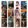Artistic Masterpieces Beauties Vintage Tin Signs Decor Man Cave Cafe Restaurant Decoration Gift for Art Lovers