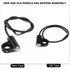 Motorrad-Startknopf mit Hupe, Scheinwerfer, Bremse, Nebelscheinwerfern - 7/8" (22mm) Automatische Rückkehr mit grünem Licht