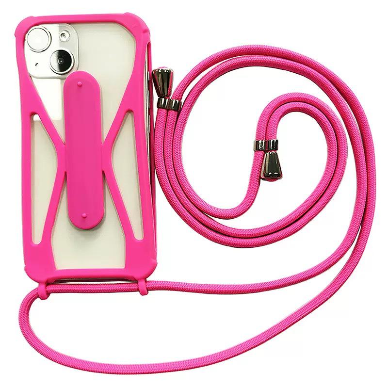 

Универсальный силиконовый чехол-ремешок для телефона через плечо с защитой от падений по четырем углам All Mobile Phones