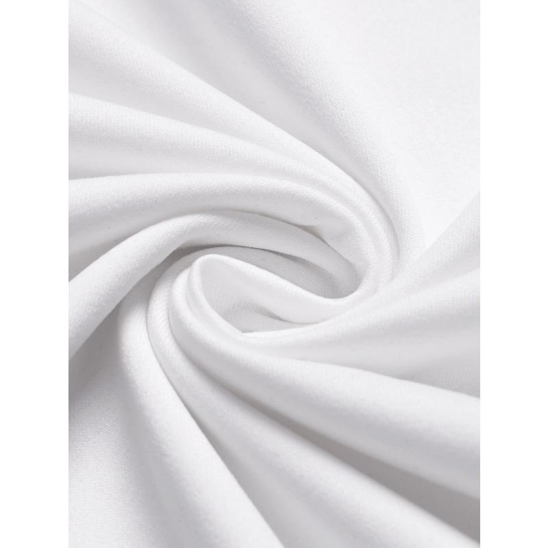 European Size Men's Plus Size Funny  T-Shirt - Oversized Loose Fit Casual Summer Short Sleeve Round Neck Tee, Breathable Big & Tall Top