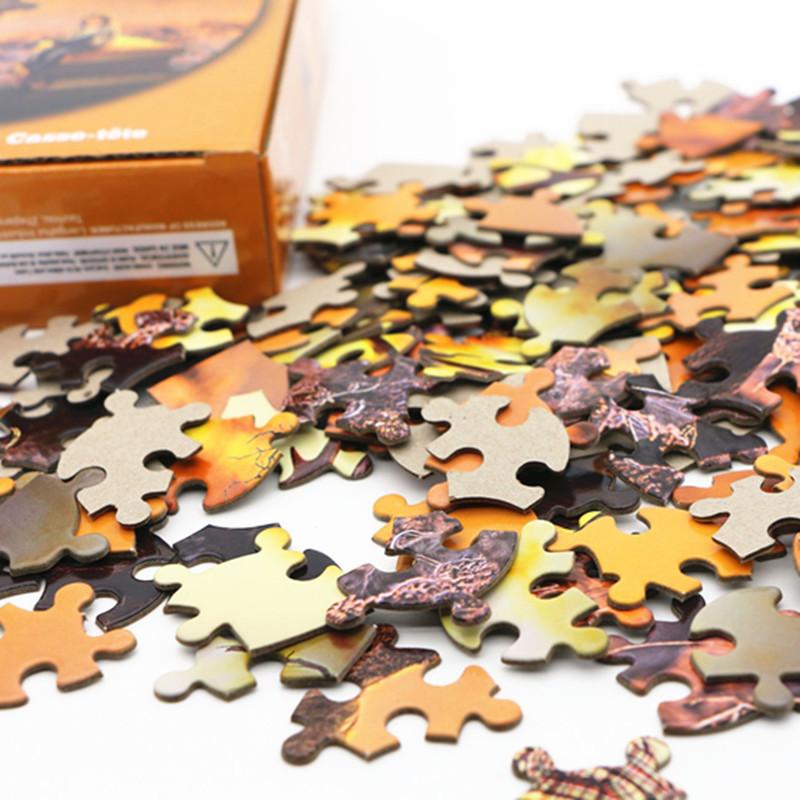 1 Stück Zufällig 500 Teile Kreatives Puzzlespiel Verschiedene Landschaftsbilder Anti-Stress-Puzzles Spielzeug Entwickelt Für Kinder Weihnachtsgeschenke