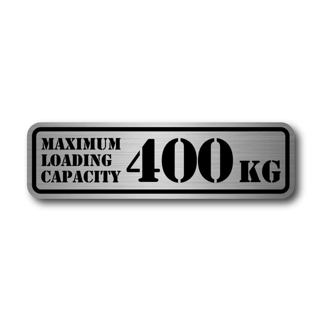 

Maximum Loading Capacity Hairline Silver Stencil Letters 400kg English Sticker small серебряный