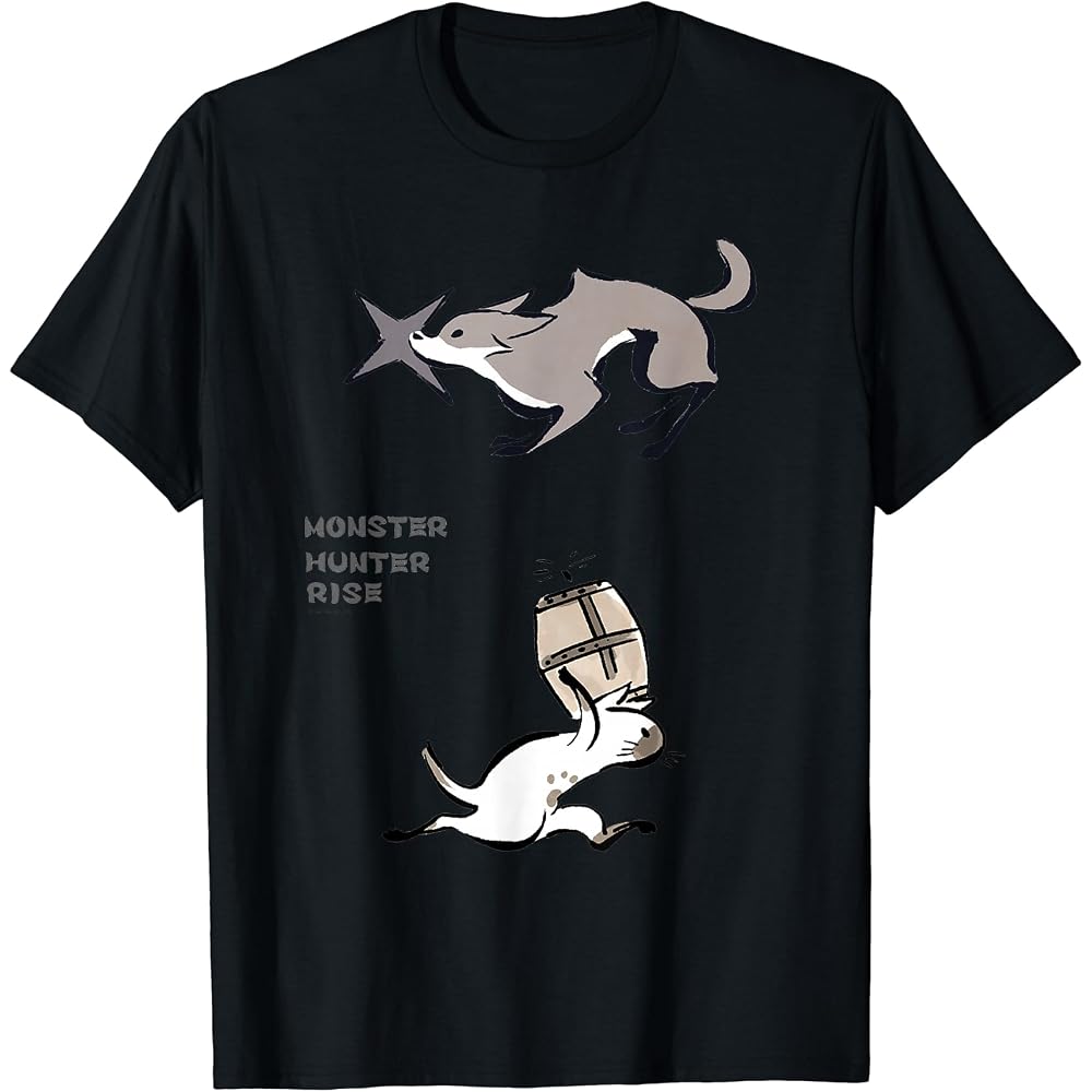 MONSTER HUNTER RISE AIROO & GALK T-SHIRT