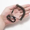 Multifunctions Fishing Safety Lanyards Retractable Coiled Tethers with Carabiner