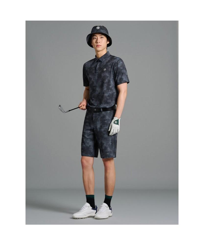 BEANPOLE GOLF [B_Under] Men'S Cloudy Shoulder Contrast T-Shirt - Black