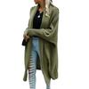 New Fashion Long Cardigan with Bat Sleeves Sweater Jacket for Women