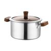Wutuo 304 Stainless Steel Deep Pot with Steamer and Lid