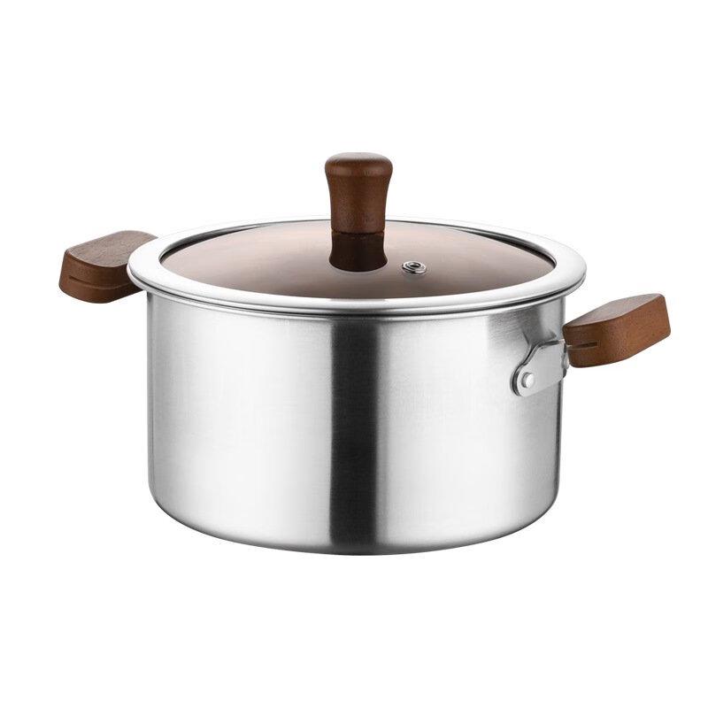 Wutuo 304 Stainless Steel Deep Pot with Steamer and Lid