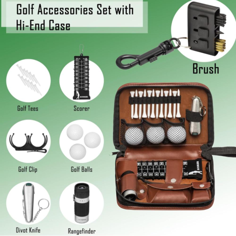 Golf Tool Kit, Outdoor Sports Golf Bag, Golf Stud, Scorecard, Multifunctional Storage Bag