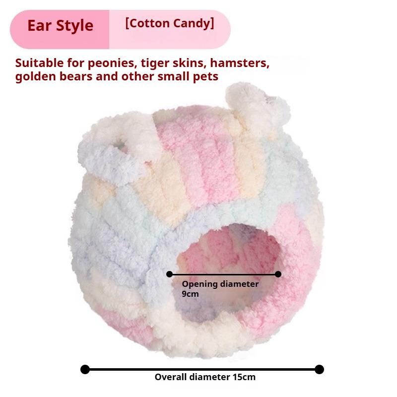 Bird Nest Warmth Parrot Nest Winter Bird Nest Thick Cotton Fleece Flannel Bird Cage Hanging Breeding Nest Small Pet Keep Warm