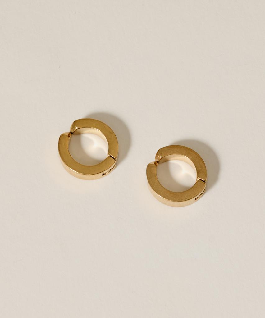 Novice Tokyo Hoop Earrings [Unisex] Hoop EarringStainless / Gold