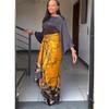 Women's Plus Size Dress 3D Pattern Casual Tie Printed Temperament Dress