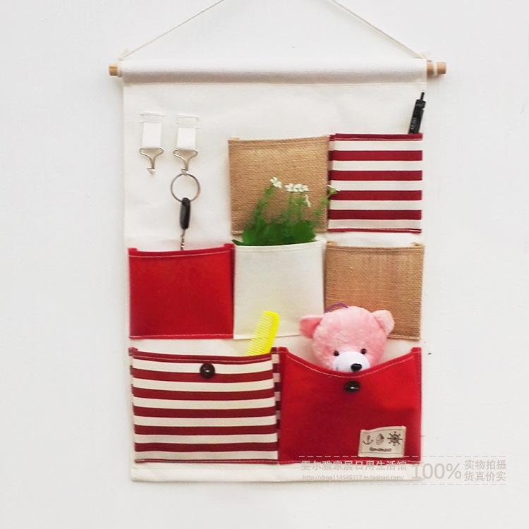 Wen'er Wandmontierte Mehrschichtige Hängeaufbewahrungstasche für Studentenwohnheime