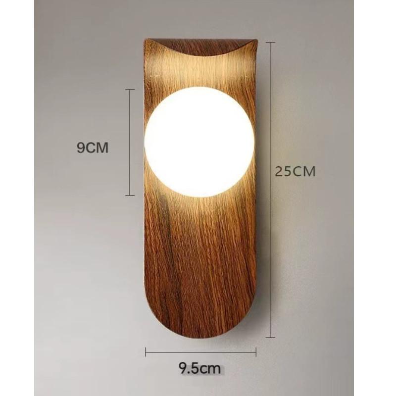 Modern Minimalist Wall Light With Led And Pvc Shade For Home Use