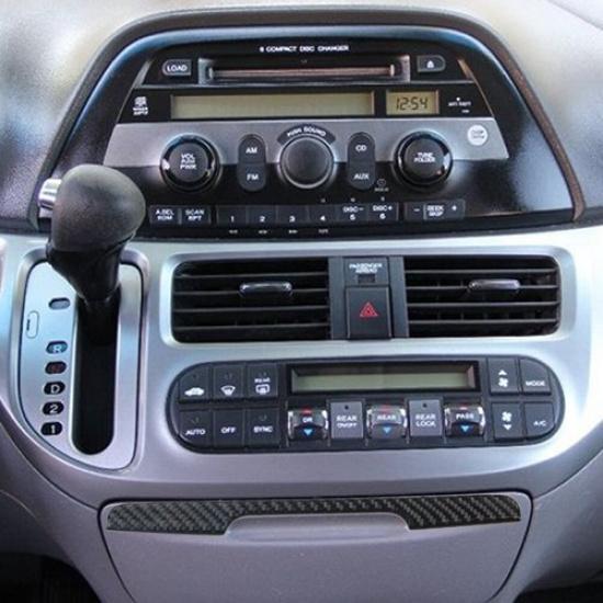 For Honda Odyssey 2005-2010 Carbon Fiber Interior Storage Box Handle Cover Trim