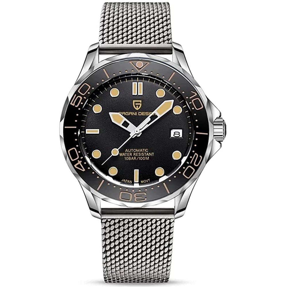 

Pagani Design Сделано в NH35 Seamaster Автоматические Механические Часы с Водой Керамика Нержавеющая Сталь Сапфир Часы Pagani Design Мужские, Япония,