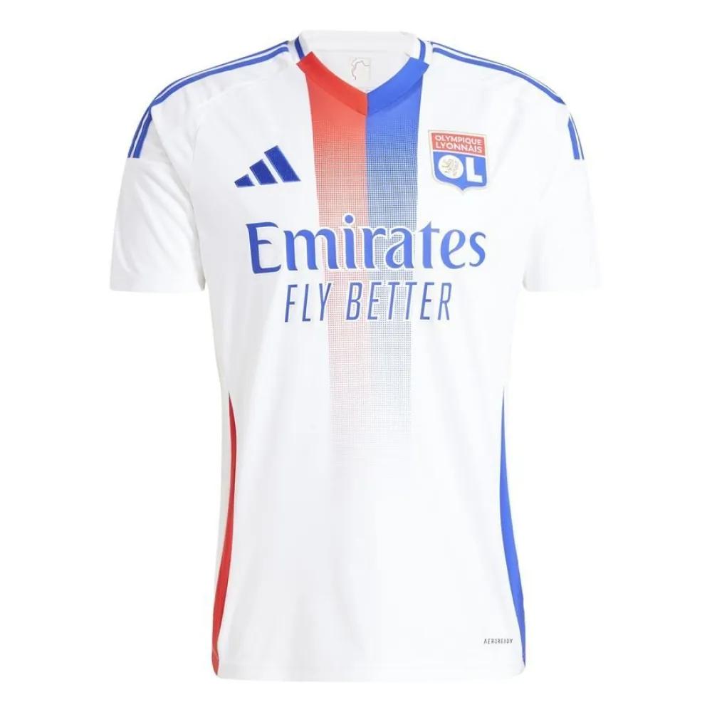 Adidas Olympique Lyon 24/25 Home Soccer Training Jersey white