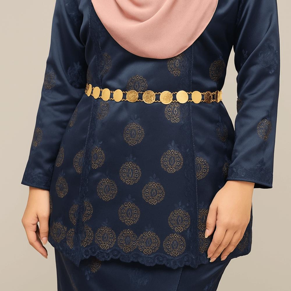 Tassel Metal Coin Waist Chain Metal Gold Belt Vintage Ethnic Style Belt  Party Decoration