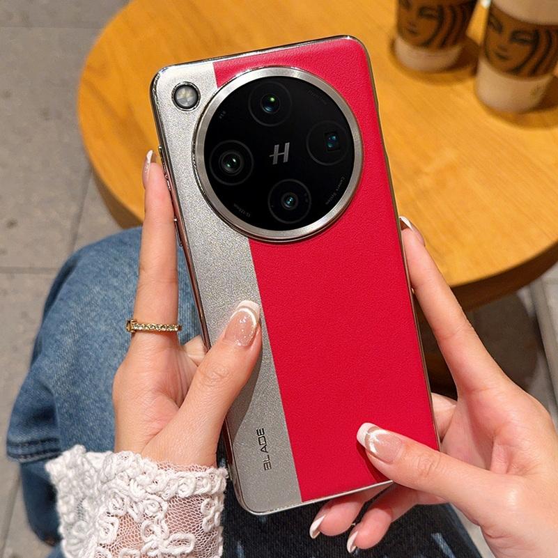 

Double-color Plated Silver Edges Lens Raised Protective Lens Case For OPPO Find X8 Pro find x7 ultra X6 Pro Protect Cover Oppo Find X8 Pro червоний