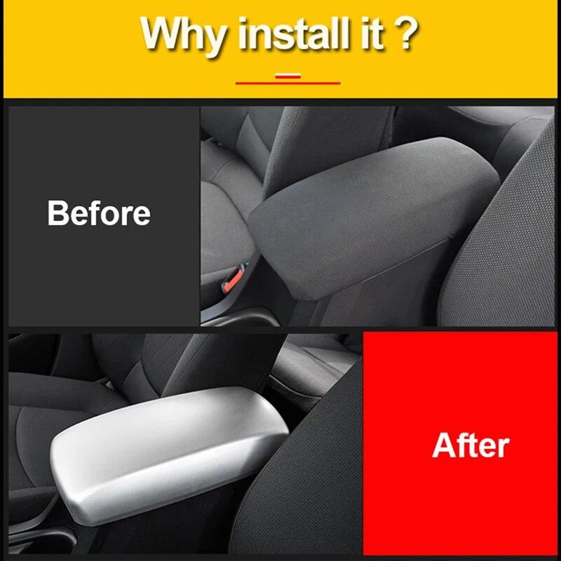 ABS Car Center Console Seat Armrest Box Cover Central Arm Rest Trim Case For Toyota Corolla    2022 E210 Accessories