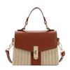 Fashion Portable Small Bag Women's Bag New Fashion Texture Messenger Bag Summer Straw Woven Shoulder Bag Tide