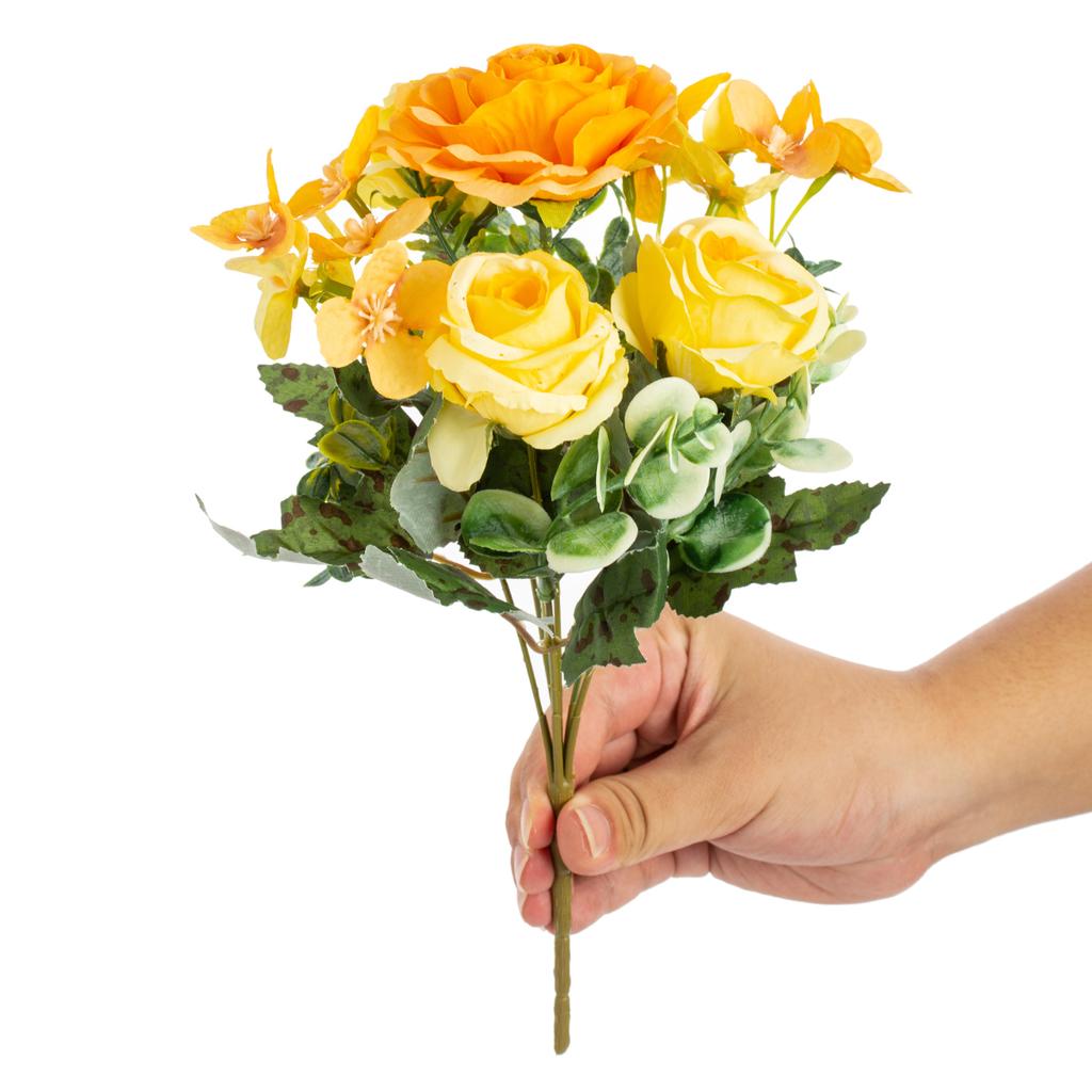 Artificial Flower Silk Hydrangea Rose Festival Outdoor Garden Wedding Bride Bouquet Vase Holiday Party Diy Gift Stage Props