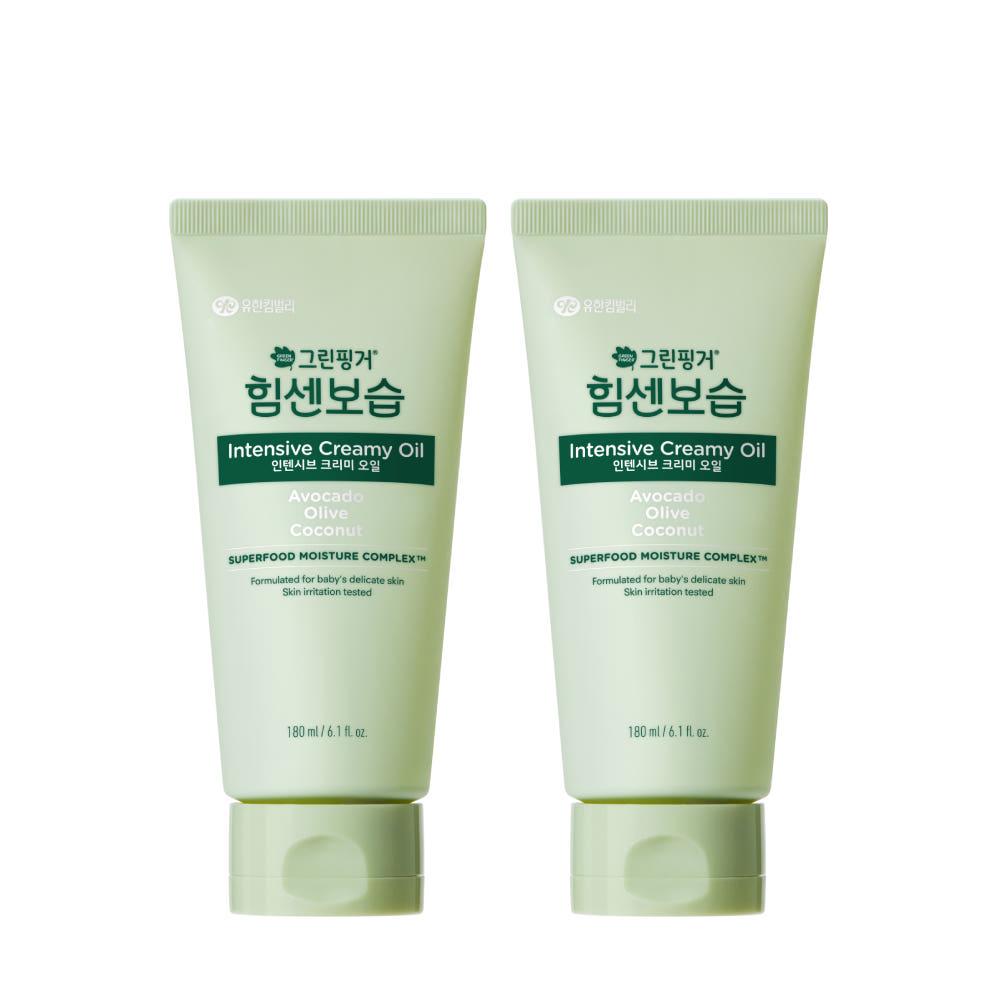 Greenfinger Power Moisturizing Intensive Creamy Oil - Blueberry Vanilla Scent (180ml X 2EA)