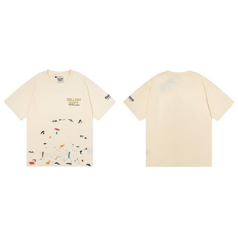 ROADVIBE Maglietta Vintage High Street Galleria Dept Camicia Stampata T-shirt con Stampa di Lettere alla Moda Maglietta Casual Girocollo T-shirt Donna Top Estivo di Marca