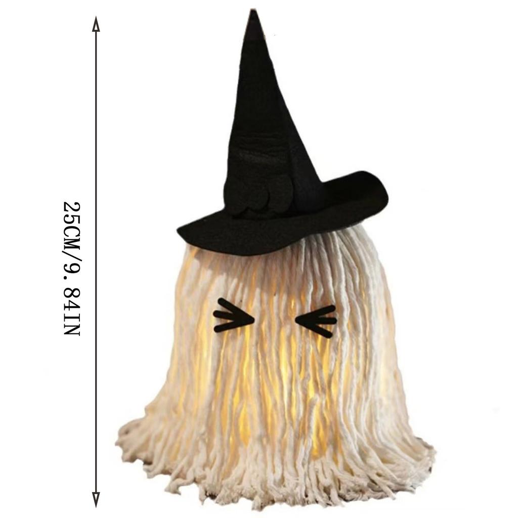 Halloween Ghost Elf Creative Ghost Cute Ghost Witch Hat Perfect Holiday Gifts For Friends Desktop Decoration Random 4pcs