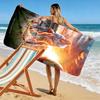 Erling Haaland Force Beach Towel, Large Soft Quick Dry Towel for Beach Camping Swimming