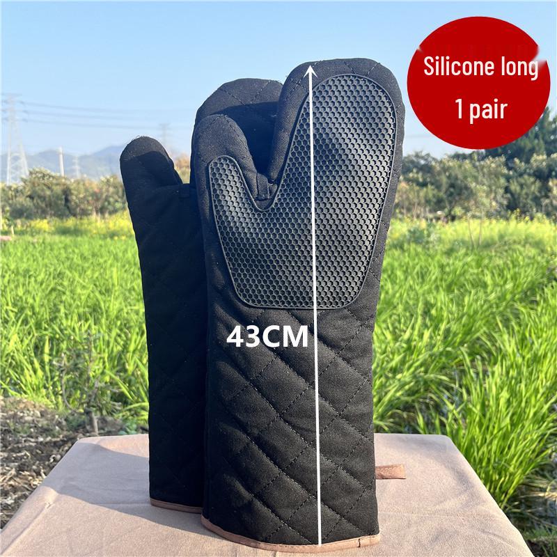 500°F Heat-Resistant Anti-Scalding Gloves for Oven, Microwave, and Baking