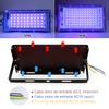 LED UV-Flutlicht 395nm 400nm 50W 100W 150W LED Bühnen-Schwarzlicht 220V Wasserdichte Ultraviolette Fluoreszierende Party-Bühnen-Hintergrundbeleuchtung