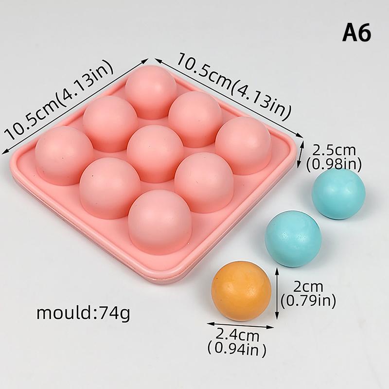 9/16/25/36 Gniazd Okrągłe Kulki Formy do Czekolady z Pokrywką Silikonowe Spożywcze Nieprzywierające Cukierki Ciasto Kostki Lodu Akcesoria do Pieczenia