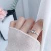 S925 Sterling Silver Nohara Shinnosuke Cartoon Ring for Women - Cute Anime Best Friend Gift