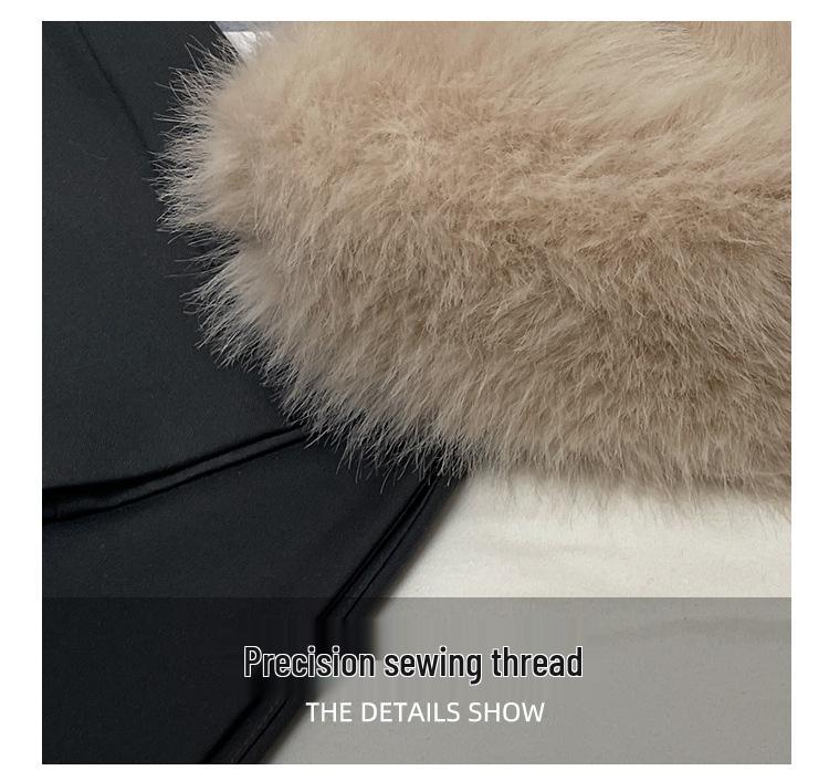 Geantă de umăr crossbody de pluș toamnă/iarnă: Geantă de umăr elegantă, unică, cu textură de nișă