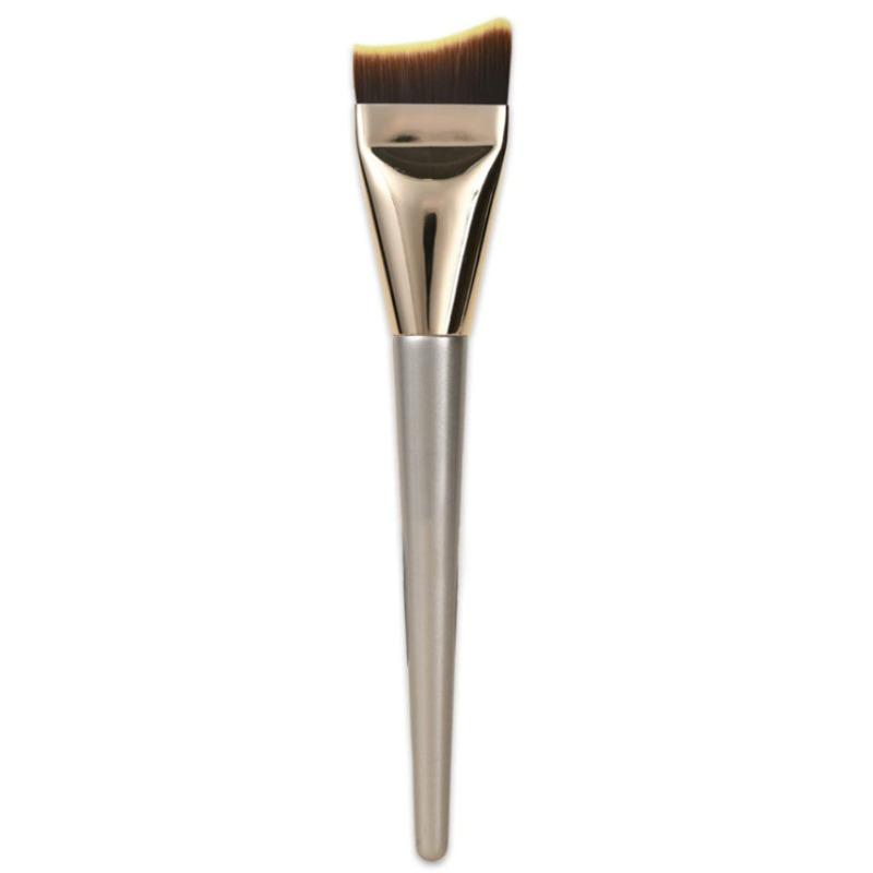 

Fishtail Foundation Brush, Thin and Fine, No Powder, Flat Head, Angled Crescent Mask Brush, Foundation Liquid Makeup Brush