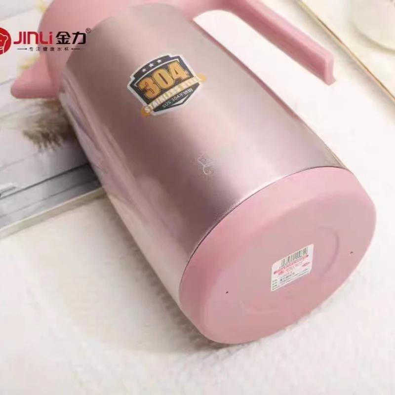 1L Water Bottle Large Capacity Thermos Household Stainless Steel Liner Vacuum Flask Heat Preservation Insulation Coffee Kettle