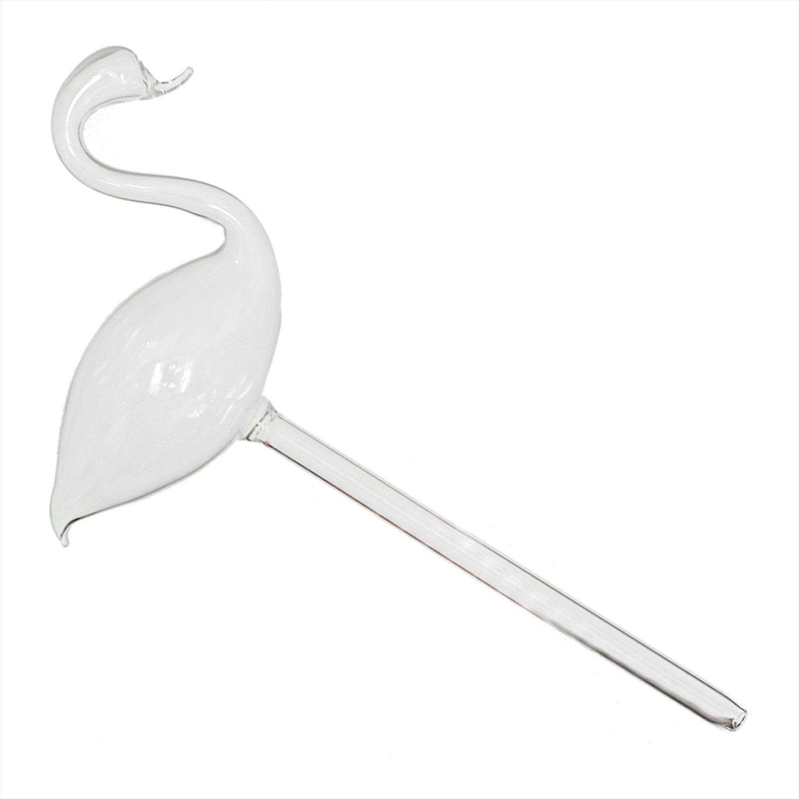 Elegant Swan Watering Device Transparent Indoor Plants Self Watering Device for Small Apartments and Offices