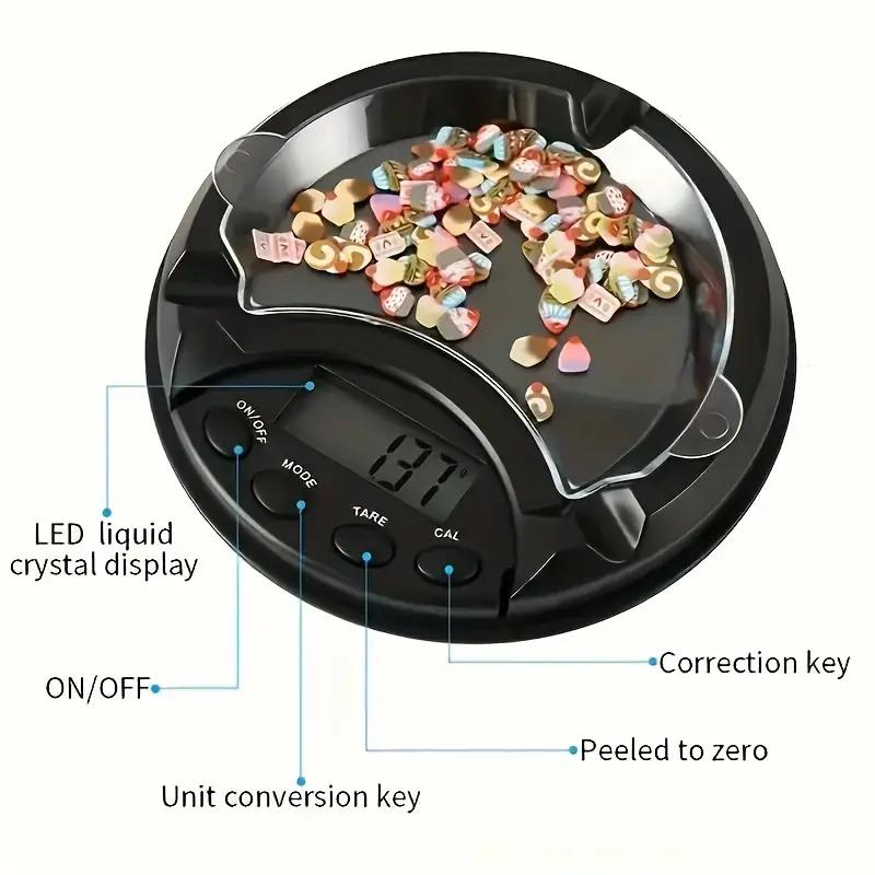Electronic Digital Pocket Scale Jewelry Gold Scale Precision Scales Weighing LCD Display Kitchen Food Scale With Blue Backlight