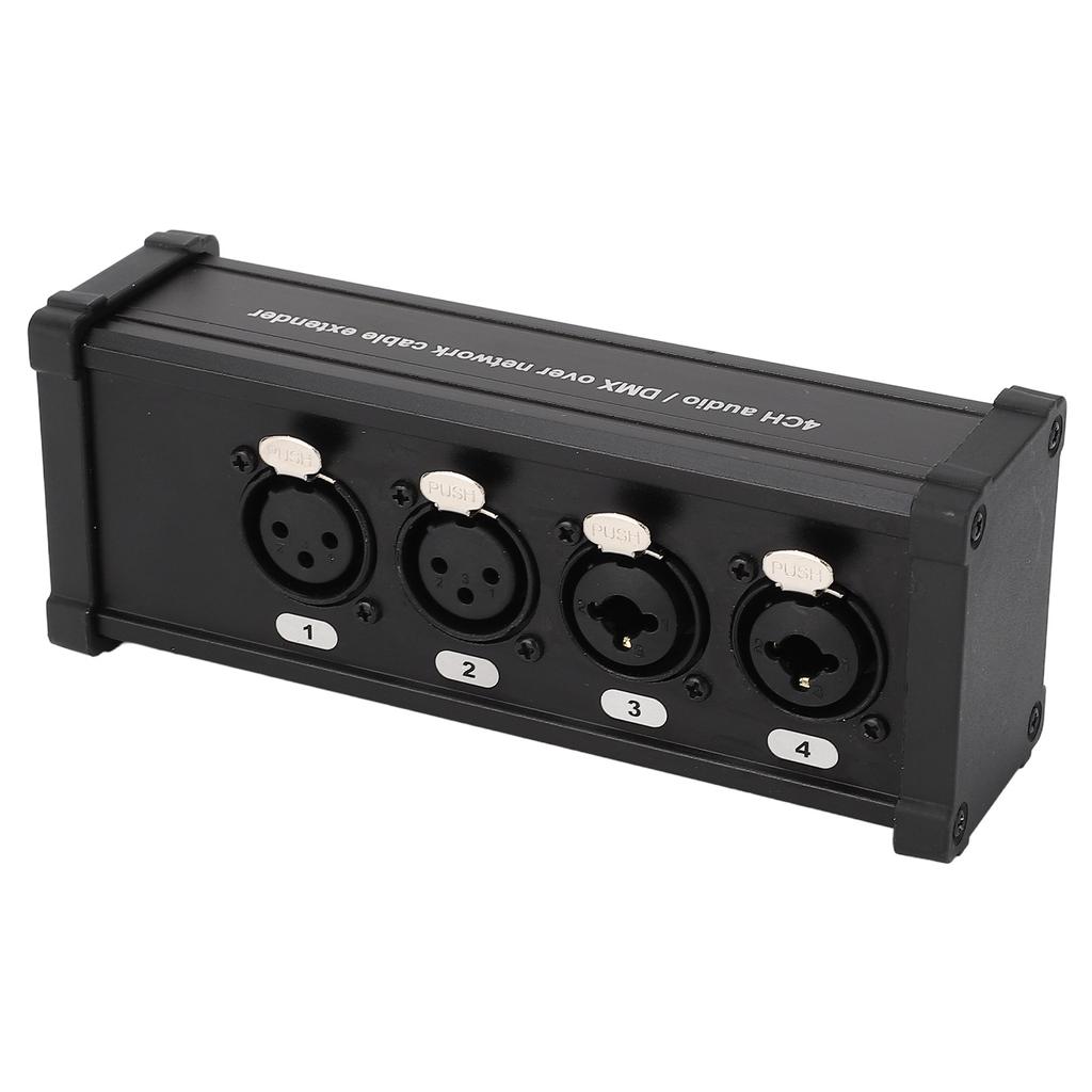 4 Channel XLR 6.5 Combo Transmitter Sound Transmissing Converter with Common Ground Interference Isolation
