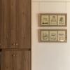 Picture Hanging Systems Studio Exhibition Hall Wall-mounted Rail Kit(2 White Rails 4 Stainless steel Cables 4 Hooks)