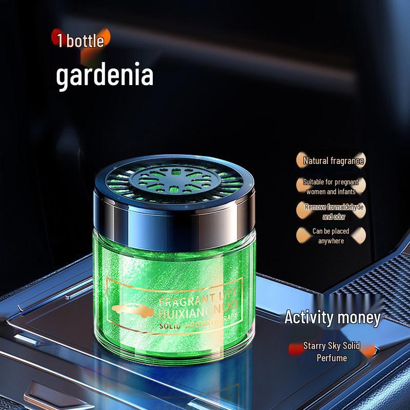 Car Liquid Sand Solid Balm: Long-Lasting Fragrance Air Freshener & Odor Remover Glass Ornament for Car Interior and Home.