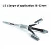 4 Maten Verstelbare Remzuiger Cilinder Honing Tool 3 bekken steen Bereik:19-63mm 32-88mm 51-177mm 3 Klauw Cilinderschuurmachine