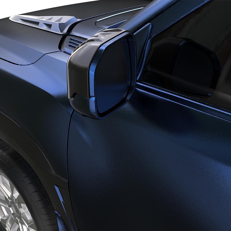 Mirror Cover For BYD Shark 6 Accessories Side Rearview Mirror Cap Protector Cover Exterior Upgrade Auto Parts 2PCS (LHD)