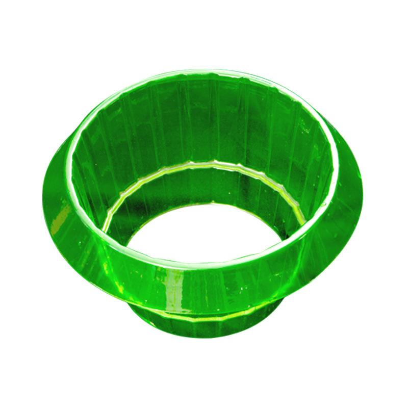 6/12 szt. Osłony ochronne na warzywa Zielone klosze ogrodowe Plastikowe kołnierze ochronne na rośliny do użytku w pomieszczeniach i na zewnątrz